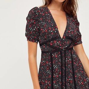 Free People “Piece of Your Heart” Mini Dress – Size XS